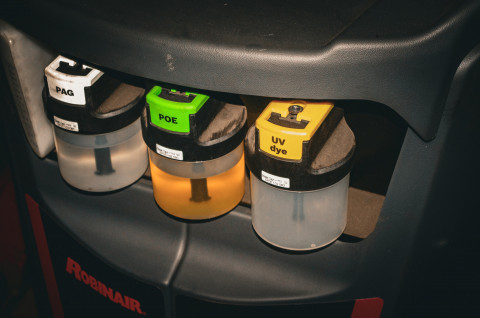 Airco-service machine